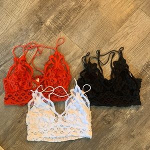 Free People One Adella Bralettes. Size XS